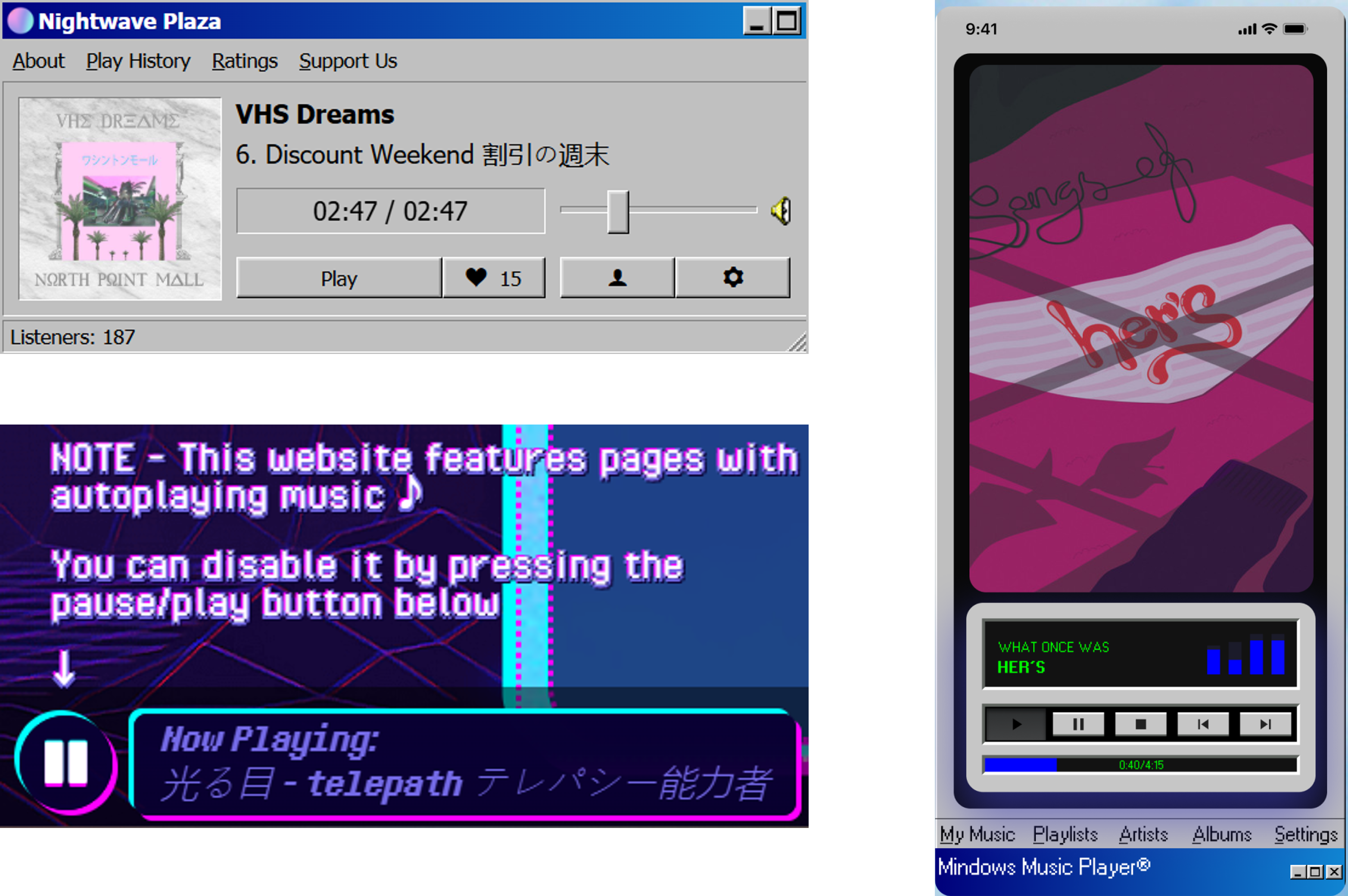 Site Music Player